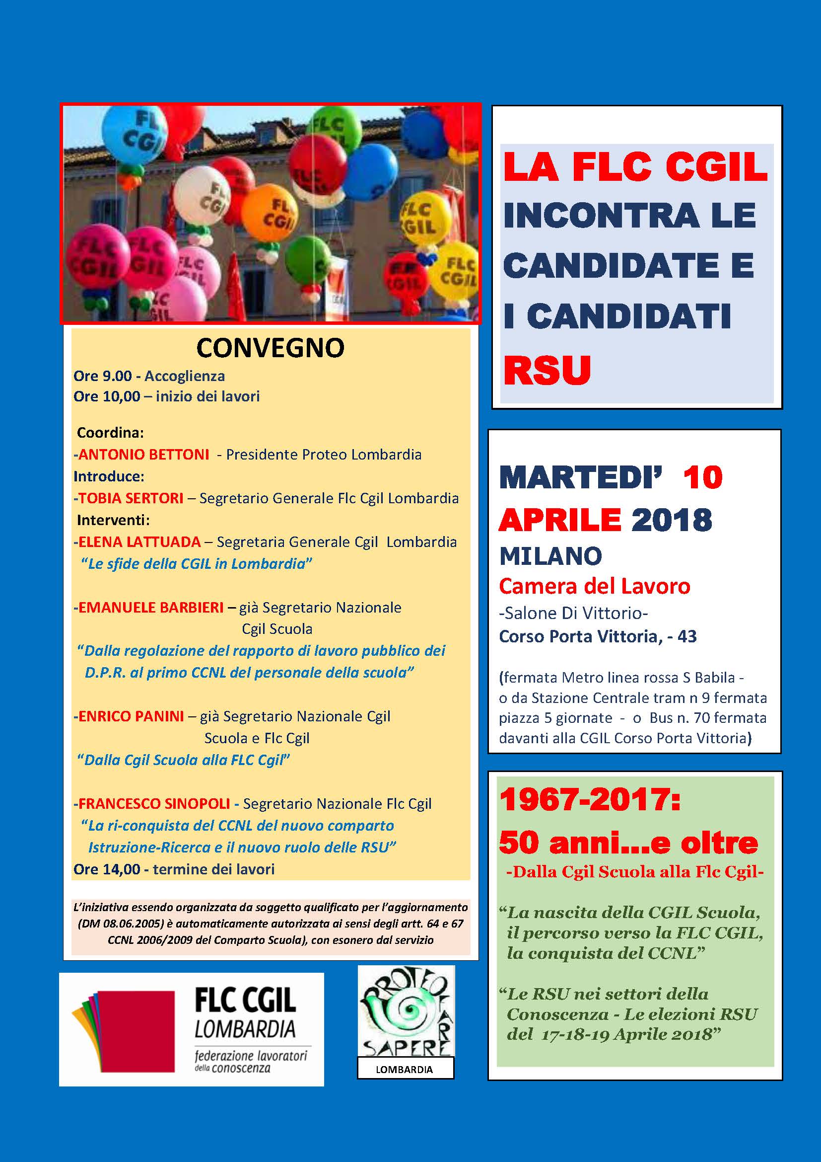 Locandina incontro-convegno 10 aprile