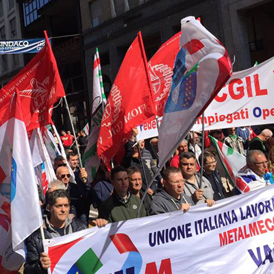 14 LUGLIO/ SCIOPERO DEI LAVORATORI METALMECCANICI