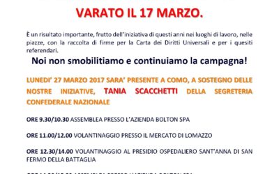 27 MARZO: TANIA SCACCHETTI A COMO