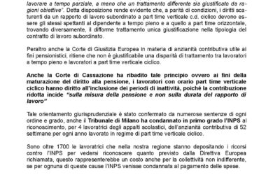 LAVORATRICI APPALTI SCOLASTICI: I SINDACATI SCRIVONO A BRAGA, GUERRA E MOLTENI