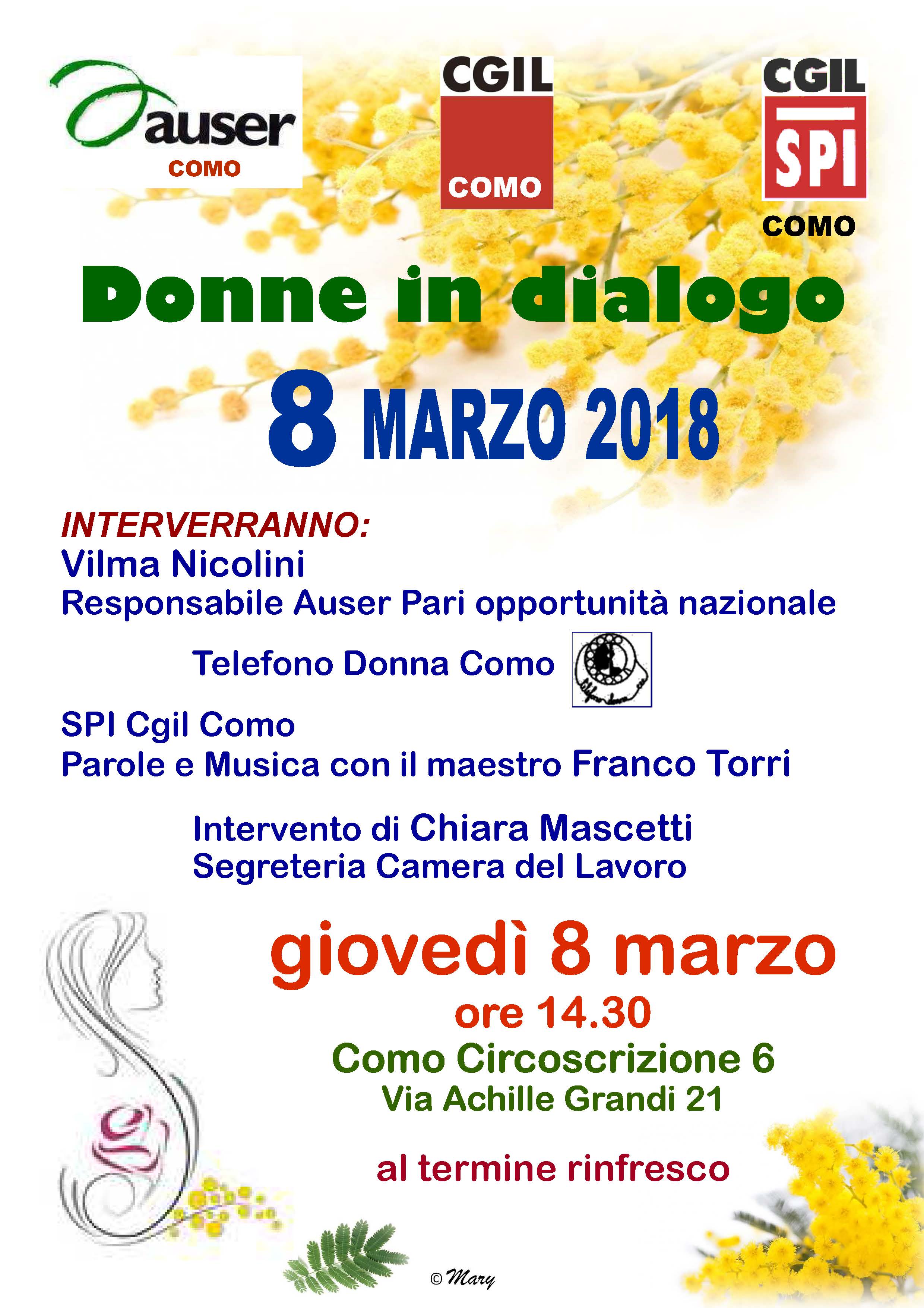 Festa della Donna_8marzo2018_Auser
