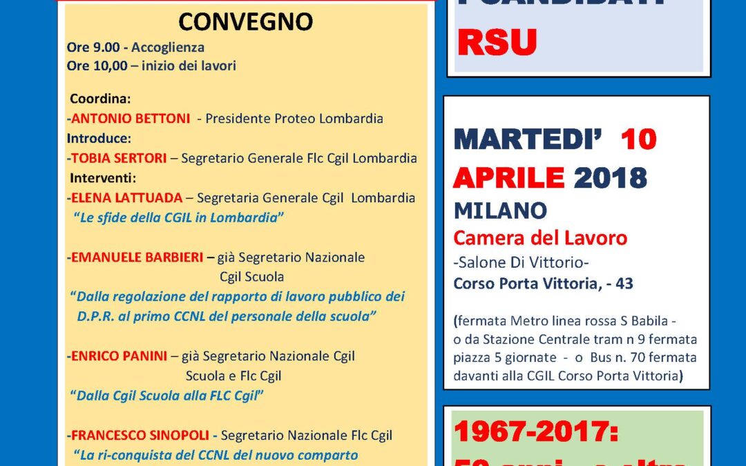 10 APRILE: INIZIATIVA FLC REGIONALE, DA COMO PRONTI I BUS