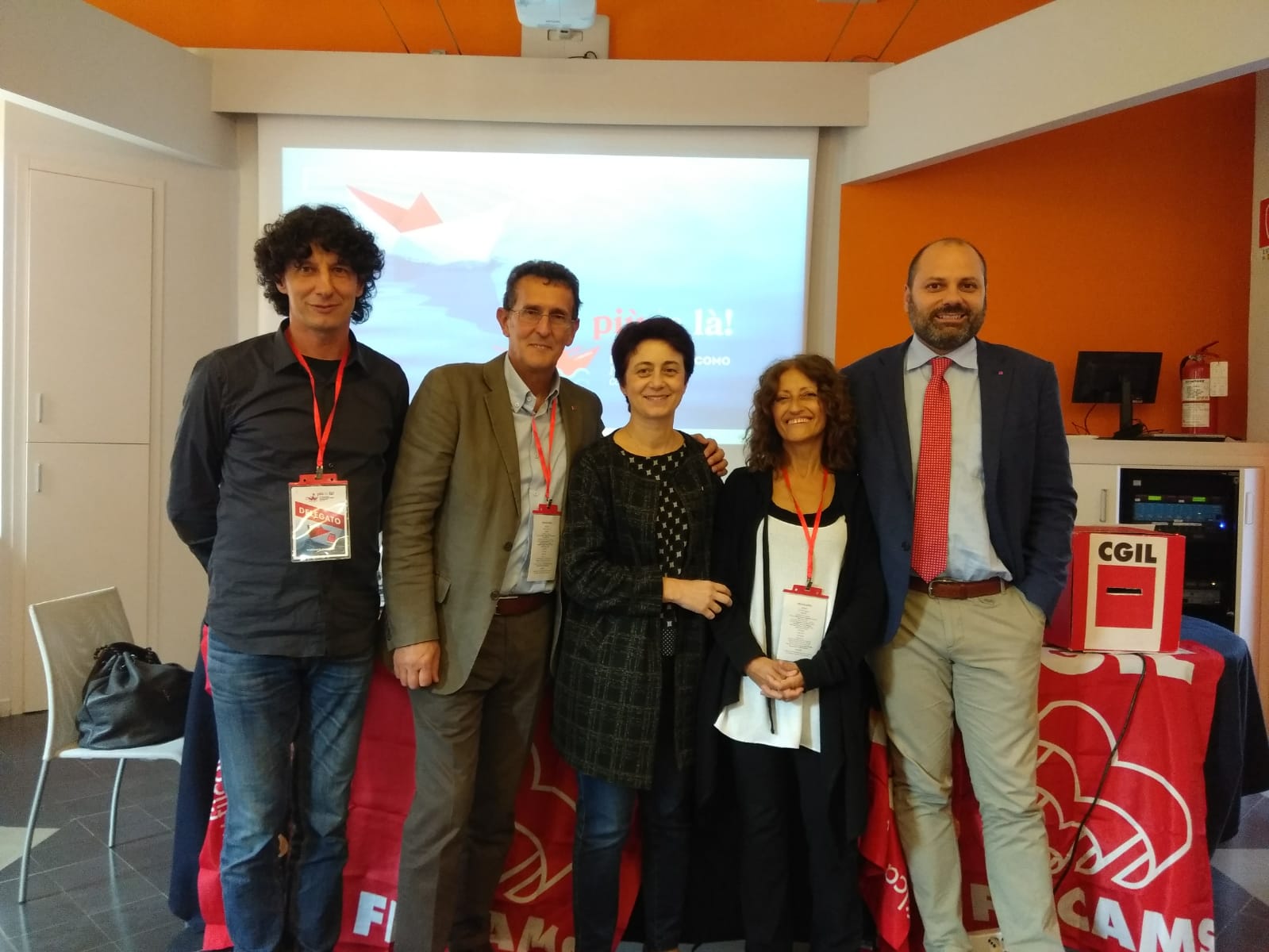 MarcoFontana(secondo da sinistra)_ Filcams Cgil