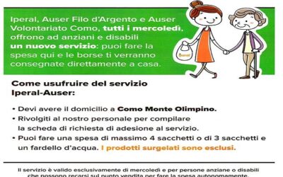 LA SPESA NON PESA. PARTE MERCOLEDI’ IL SERVIZIO DI AUSER