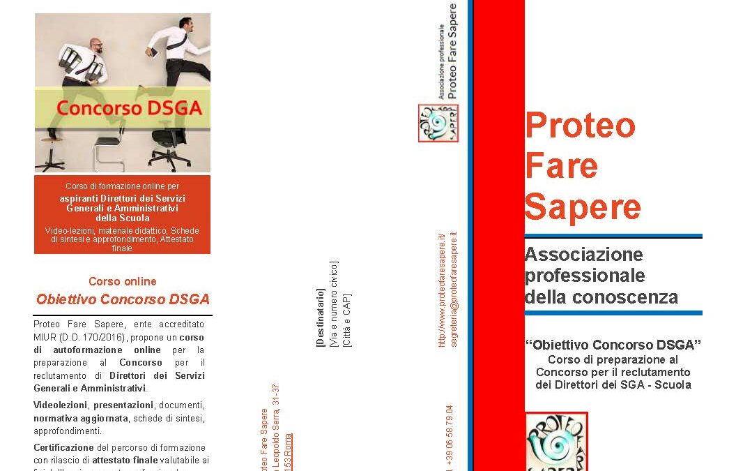 LOCANDINA CORSO DSGA