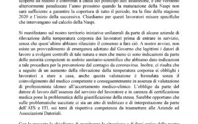 CORONAVIRUS: LA NOTA DEI SINDACATI INVIATA AL PREFETTO DI COMO