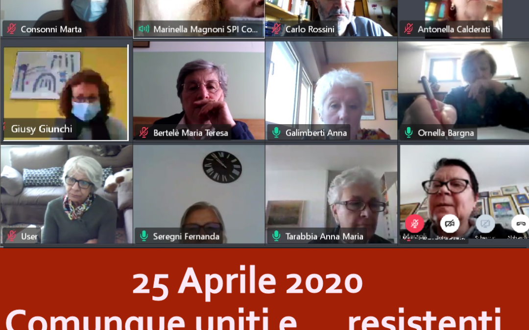 25 Aprile 2020 Uniti e RESISTENTI