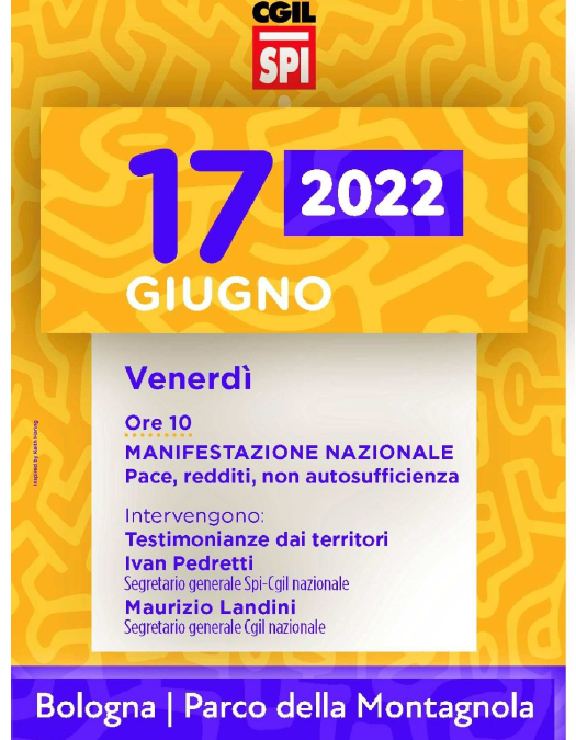 SPI CGIL Como – MANIFESTAZIONE NAZIONALE: PACE,REDDITI, NON AUTOSUFFICIENZA