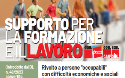 SUPPORTO PER LA FORMAZIONE E IL LAVORO