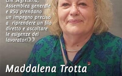 FLC CGIL COMO – MADDALENA TROTTA ELETTA SEGRETARIA FLC CGIL COMO