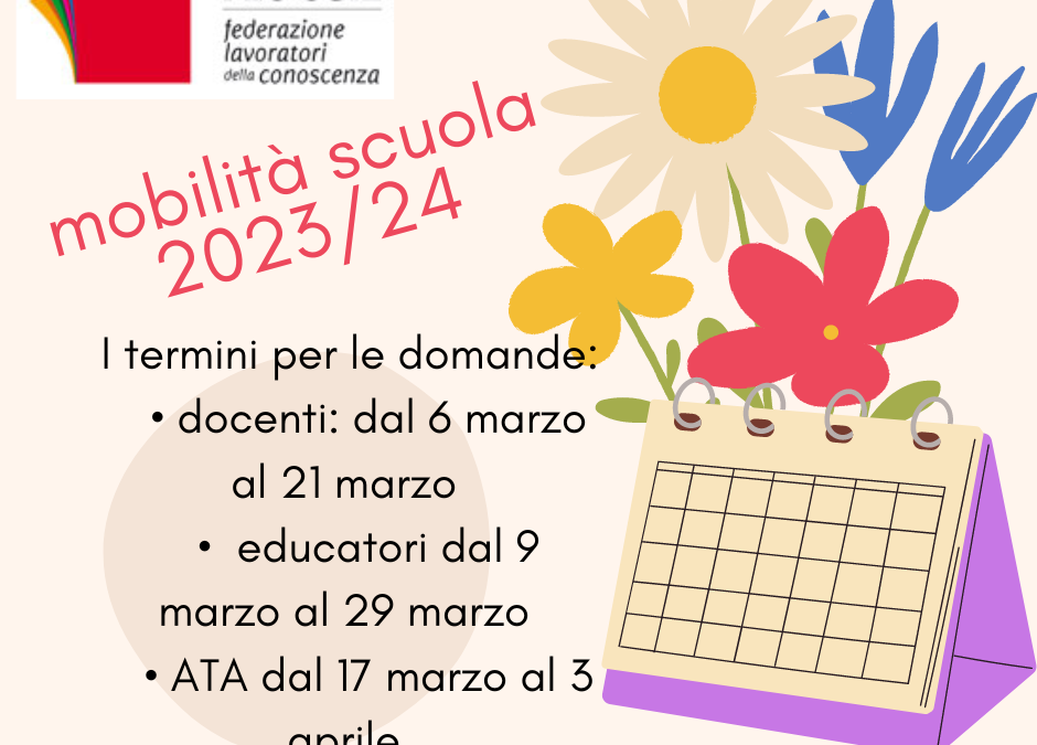 Mobilità scuola 2023/2024