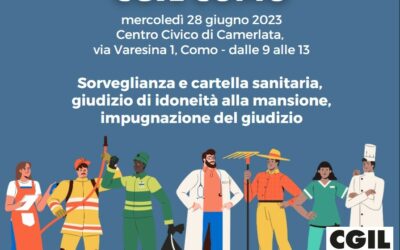 Assemblea RLS CGIL Como il 28 giugno