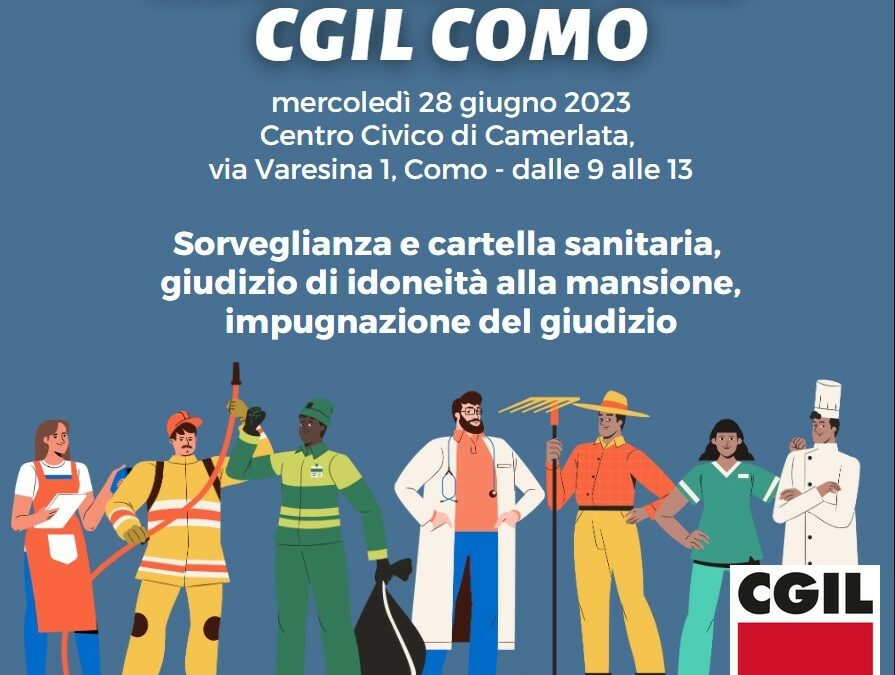 Assemblea RLS CGIL Como il 28 giugno