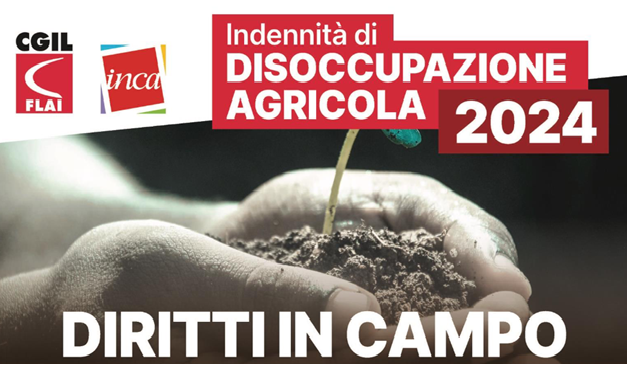 DOMANDA di DISOCCUPAZIONE AGRICOLA e ASSEGNI FAMILIARI  LAVORATORI   AGRICOLI,  FLOROVIVAISTI  ed ORTICOLI