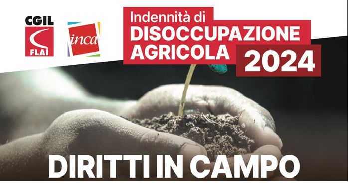 DOMANDA di DISOCCUPAZIONE AGRICOLA e ASSEGNI FAMILIARI  LAVORATORI   AGRICOLI,  FLOROVIVAISTI  ed ORTICOLI