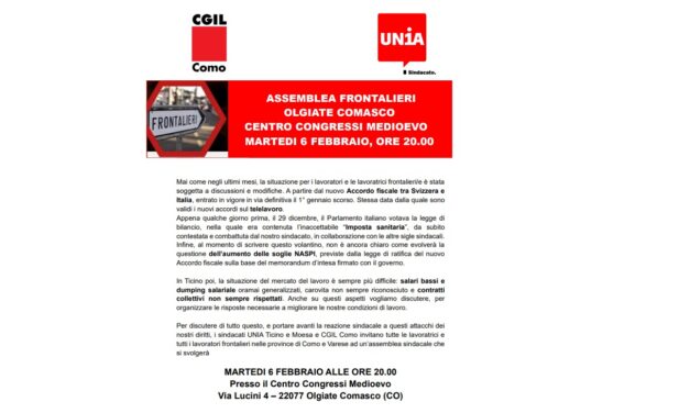 ASSEMBLEA FRONTALIERI