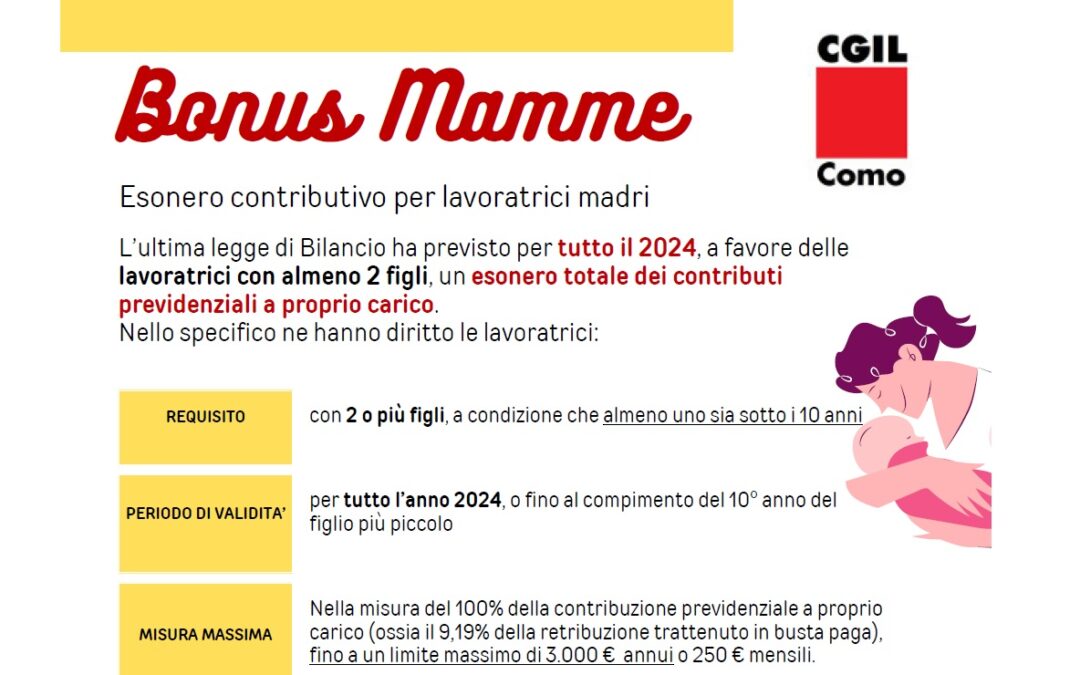 bonus mamme