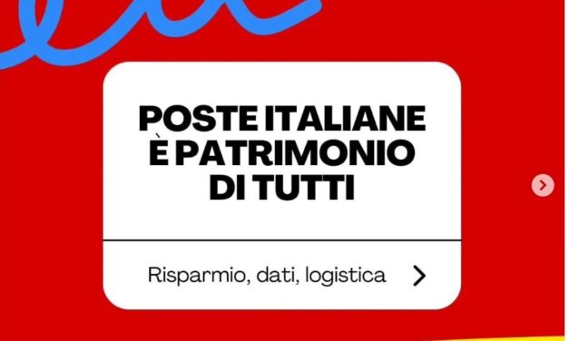 Il Governo dei patrioti svende Poste Italiane