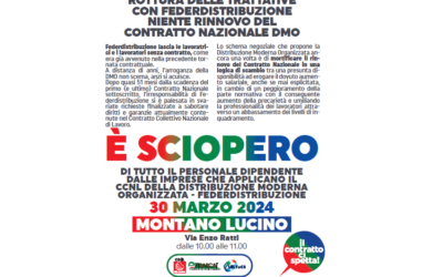 sciopero federdistribuzione il 30 marzo