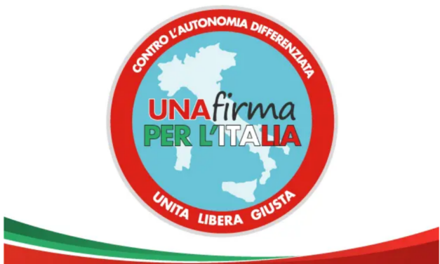 Referendum Autonomia Differenziata- SI all’Italia Unita, libera, giusta