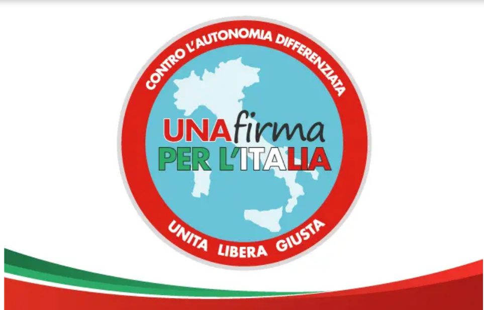 Referendum Autonomia Differenziata- SI all’Italia Unita, libera, giusta