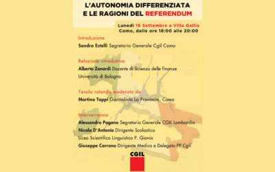 L’autonomia differenziata e le ragioni del referendum
