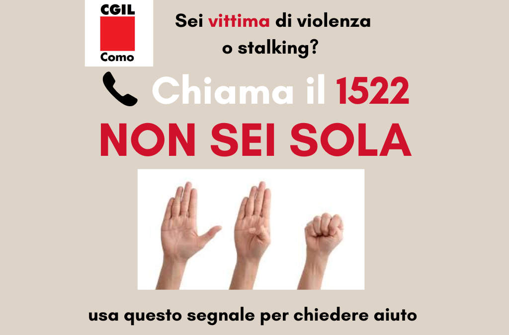 25 novembre 2024 – giornata internazionale contro la violenza sulle donne