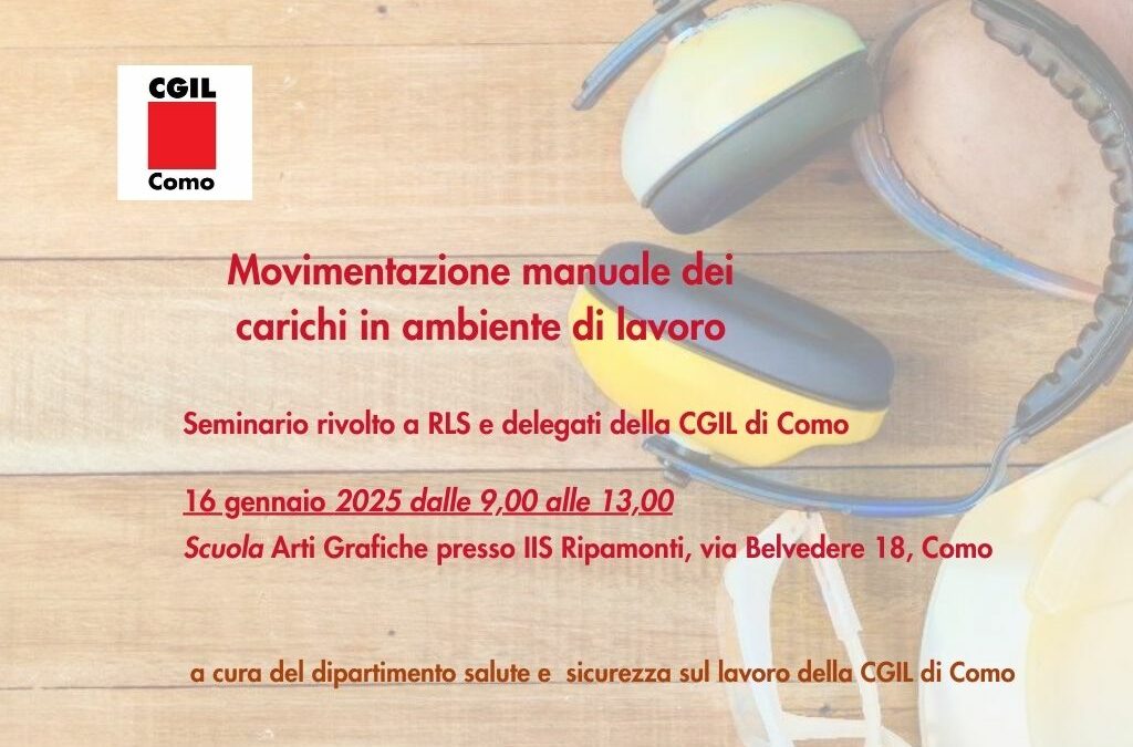 ASSEMBLEA DEGLI RLS – 16 gennaio 2025
