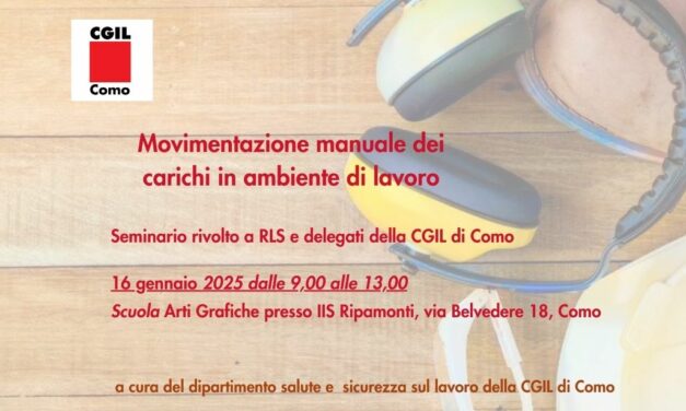 ASSEMBLEA DEGLI RLS – 16 gennaio 2025
