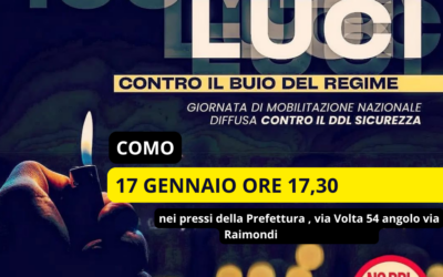 iniziativa 100milaluci contro il buio del regime