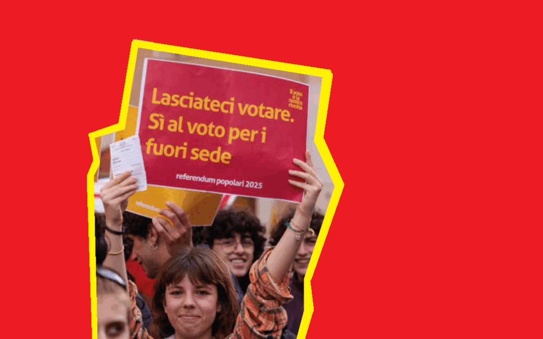 Referendum dell’8 e 9 giugno potrai votare fuori sede