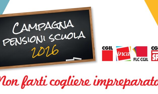 campagna pensioni scuola 2026