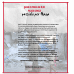 Presidio 2 ottobre davanti alla sede del Comune di Como