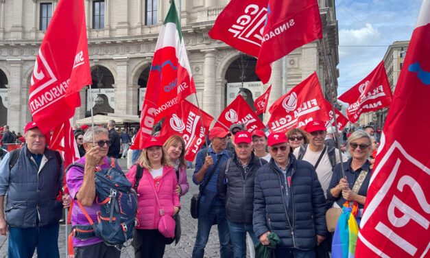 Presidio SPI CGIL il 20 novembre mattina a Como in piazza Vittoria