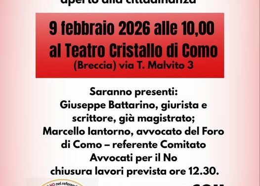 Attivo sul referendum giustizia